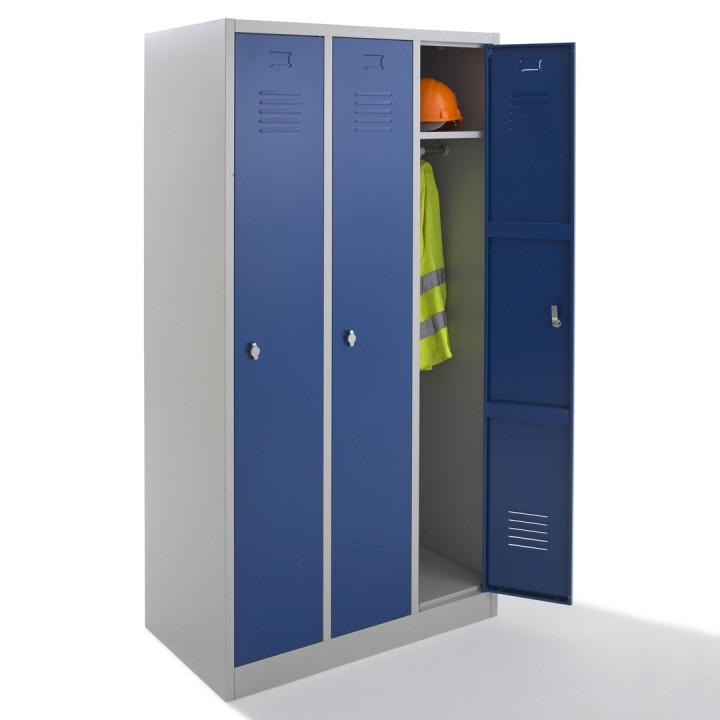 Vestiaire industrie semi monobloc 3 cases propre | Gosto