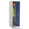 Vestiaire industrie propre - monobloc - 1 case