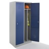 Vestiaire industrie salissante - monobloc - 2 cases