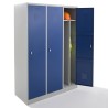 Vestiaire industrie salissante - monobloc - 3 cases