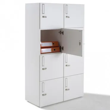 Armoire bibliothèque en bois, hauteur 180 cm - Gosto