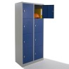 Vestiaire multicases monobloc 8 cases