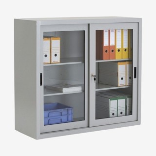 Armoires portes transparentes
