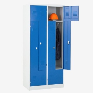 Vestiaires monobloc porte en L ou Z