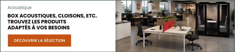 Mobilier acoustique de bureau : découvrir la sélection Gosto
