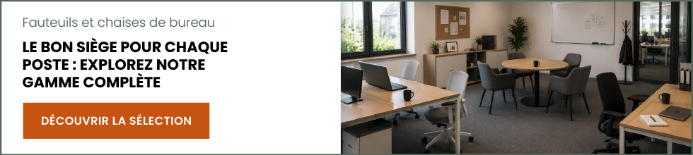 Fauteuils et chaises de bureau - découvrir la sélection