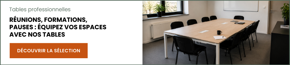 Tables professionnelles - découvrir la sélection