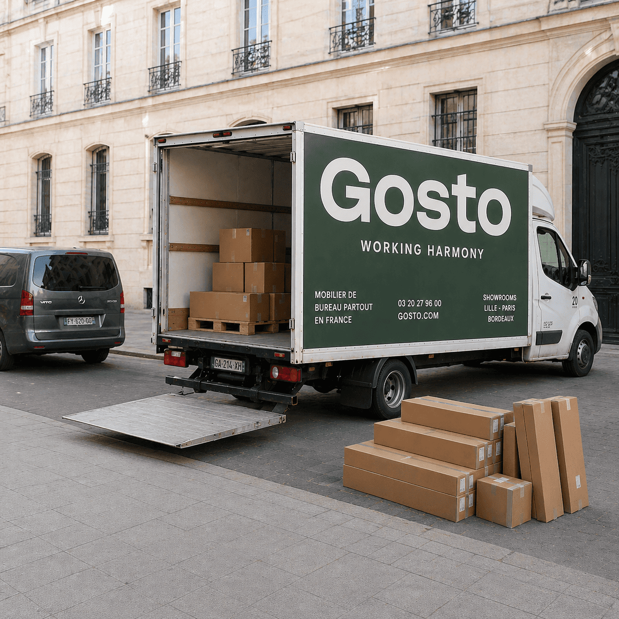 Camion de livraison Grands Comptes