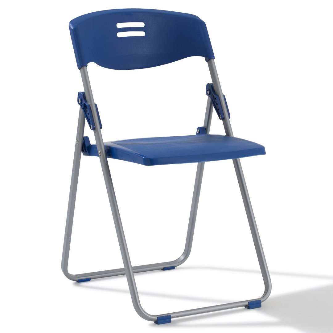 Chaise pliante, accrochable et empilable