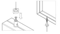 schéma de fixation